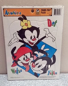 SEALED 1994 ANIMANIACS Frame Tray PUZZLE Golden Books 8223 Warner Bros NOS - Picture 1 of 7