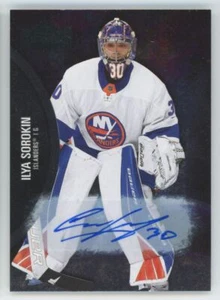 2021-22 SkyBox Metal Universe Autographs Silver Ilya Sorokin Auto New York - Picture 1 of 2