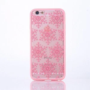 Apple iPhone 6s Plus Etui na telefon Mandala Case Futerał ochronny Motyw Płatki Różowe Nowe - Zdjęcie 1 z 6