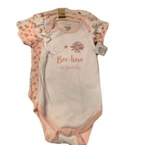 Chick Pea Body Suits 3pk NWT 6-9M - Picture 1 of 3