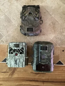 3xTrail Kameras (Browning Dark Ops BTC-6HD, Spypoint Solar & Vanbar 32MP) - Bild 1 von 11