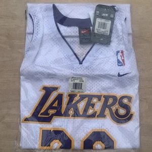 Deadstock Y2K NIKE Los Angeles Lakers VTG Gary Payton #20 Jersey Size 2XL NOS - Picture 1 of 9