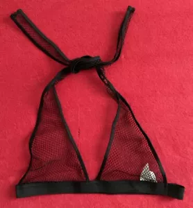 SEXY FETISH MAN SISSY CROSSDRESSER FISHNET BRA - Foto 1 di 2