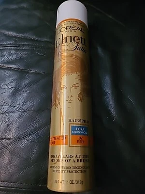 L’Oreal Elnett Satin Extra Strong Hold Hairspray Color Treated Hair UV Filter - Image 1 of 4