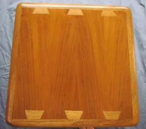 Lane End Table 1960s Mid Century Acclaim Walnut & Ash Dovetail by Andre Bus - Picture 1 of 11