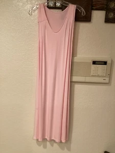 Racerback Kleid Cool Sleep 95 % Bambus dehnbar rot rosa 38""Cx42""L Größe S Neu - Bild 1 von 5