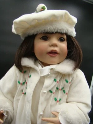 MUÑECA HOLLY BERRY de vinilo y tela Artista 21" de Donna Rubert Charisma 2006 24/300 Foto 1 de 4