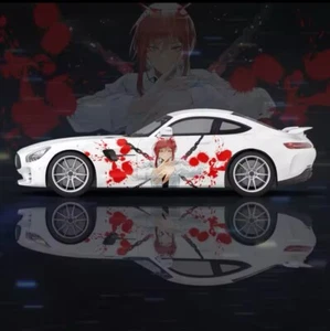 Itasha Custom Car Decals; Anime Inspired Car Decals; Itasha Side Decal,Both Side - Bild 1 von 1