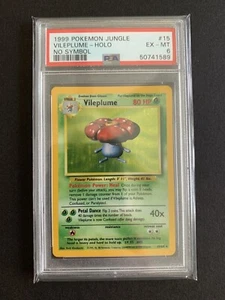 Pokémon Vileplume Jungle Holo senza simbolo illimitato PSA 6 (50741589) - Foto 1 di 2