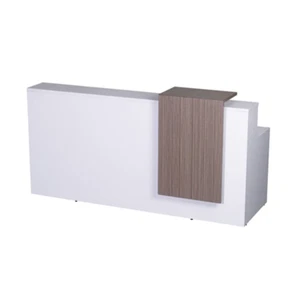 Civic Reception Counter Natural White - Picture 1 of 5
