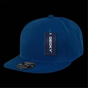 Decky RP1-PL-RYL-25 Retro Fitted Cap- Royal- Size 7.25 - Picture 1 of 1