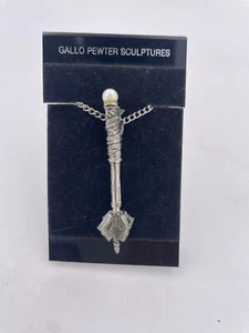 Gallo Pewter Sculptures-Necklace - GLO-N-013 - Picture 1 of 1