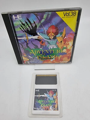 Adventure Island (PC Engine Japan Version Used Tested - Image 1 of 4
