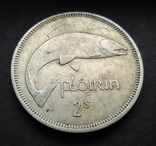 Ireland 1962 | Irish 2s | Irish Florin | Salmon | KM.15a