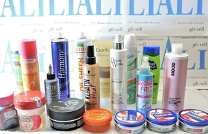 Job Lot Haircare Bundle Spray Wax Shampoo Gel Mousse Phil Smith Schwarzkopf Mood - Picture 1 of 4