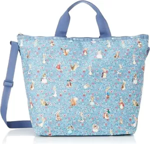 LeSportsac Holiday Floral Peter Rabbit Deluxe Easy Carry Shoulder Tote Bag U231 - Picture 1 of 15