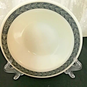 Vintage Pyrex Dinnerware Bowl 6.5" Diameter Gray Bluegrass Pattern Replacement - Picture 1 of 3
