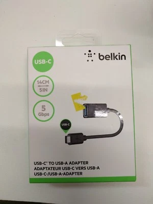 Belkin USB-IF Certified 3.0 USB Type C to USB A Adapter - Image 1 of 3