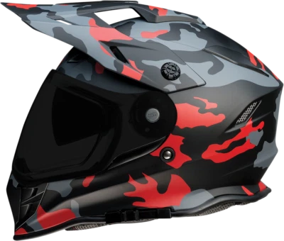Casco deportivo doble camuflado Z1R Range rojo Foto 1 de 2