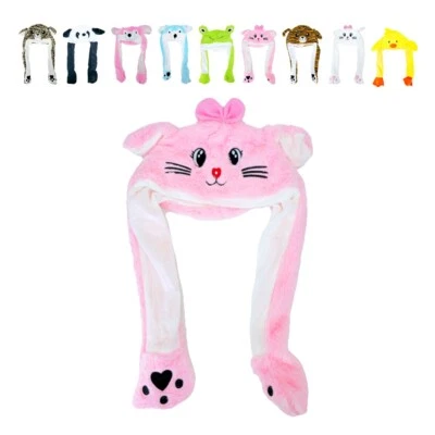 Sombreros de salto móviles de oreja de animal surtidos de macahel - Accesorio divertido y acogedor para todos Foto 1 de 2