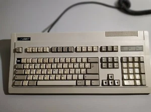Vintage Unibit AT-XT 5DIN Tastatur - Switch (PC Intel 286-386-486) (DE) - Bild 1 von 11
