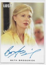 2010 RITTENHOUSE LOST ARCHIVES AUTOGRAPH Beth Broderick as Diane Jansen #NNO