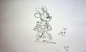 Mickey's Birthday Party 1942 Producción MINNIE MOUSE Estudio Copia Diseño Página #GB - Imagen 1 de 2