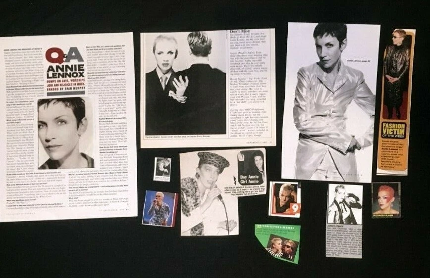 Annie Lennox MAGAZINE CLIPPINGS Eurythmics Singer - Image 1 of 1