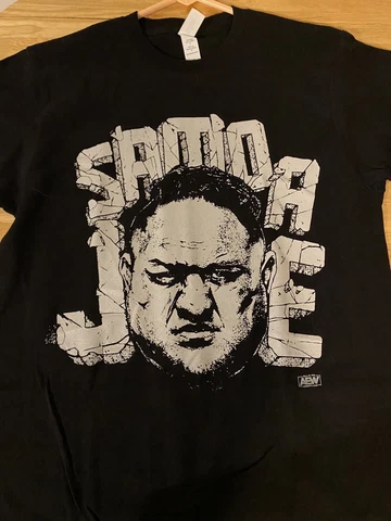Samoa Joe Pro Wrestling Crate Exclusive T-Shirt - MEDIUM ROH AEW WWE Cover