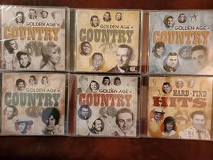 Time Life Golden Age of Country (6) CDs Lot Elvis Johnny Cash ETC New Sealed CDs - Picture 1 of 4