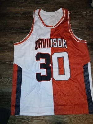 STEPH Curry 分叉缝制大卫森球衣大号  — 第 1/4 张图片