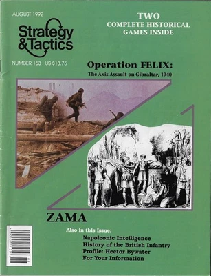 Strategy & Tactics S&T#153 2 Games: Opreration Felix & Zama Ancients - Play Copy - Image 1 of 4