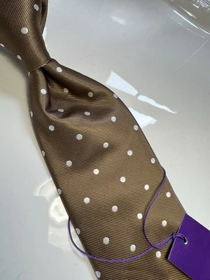 NUEVO CON ETIQUETAS VERSO 9 MULTICOLOR LUNARES ESTILO ESTAMPADO SEDA DISEÑOS CORBATA Y PAÑUELO Foto 1 de 4