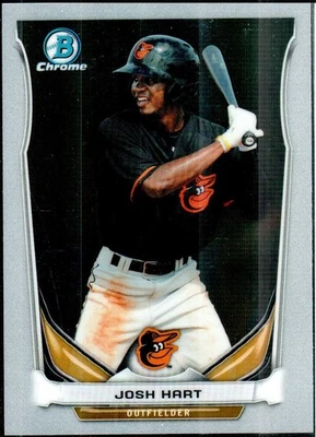 2014 Bowman Chrome Prospects #CTP-57 Josh Hart Baltimore Orioles  - Image 1 of 2