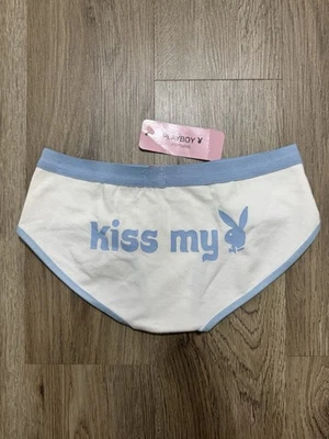 Calzoncillos Ropa Interior Y2K Vintage Playboy Kiss My Bunny Head Talla M Foto 1 de 4