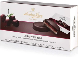 Anthon Berg Cherry in Rum Chocolate Covered Marzipan 220g - Picture 1 of 2