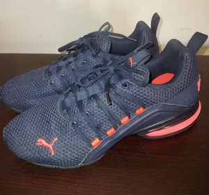 PUMA Men's Sneakers 8.5M Lace Up Axelion Breathe Training  Athletic Mesh Blue - Picture 1 of 13