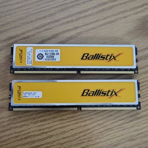 Crucial Ballistix DDR2 800 RAM 4GB Kit (2x2GB) w/ EPP NVIDIA nForce Intel XMP - Picture 1 of 5