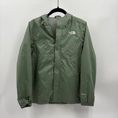 Chaqueta de lluvia The North Face Youth Junior Dryvent con capucha verde grande 14/16 Foto 1 de 4