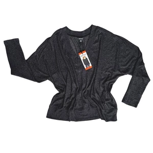 New Bitton Soft V-Neck Sweater Women's 2XL Relaxed Fit Viscose Top Black Cozycor - Picture 1 of 11