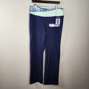 Balance Collection yoga pants women XL 16 / 18 high waist blue pockets New - Picture 1 of 12
