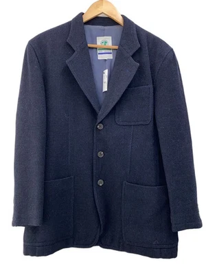 HARRIS TWEED × Nigel Cabourn Jacket Navy 2 Used - Image 1 of 4
