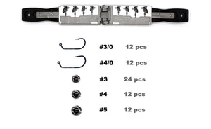 Adygil 73 pcs Fishing Swimbait Jighead Mold Kits 7g 10g 14g 18g 4 Cavities - Picture 1 of 4