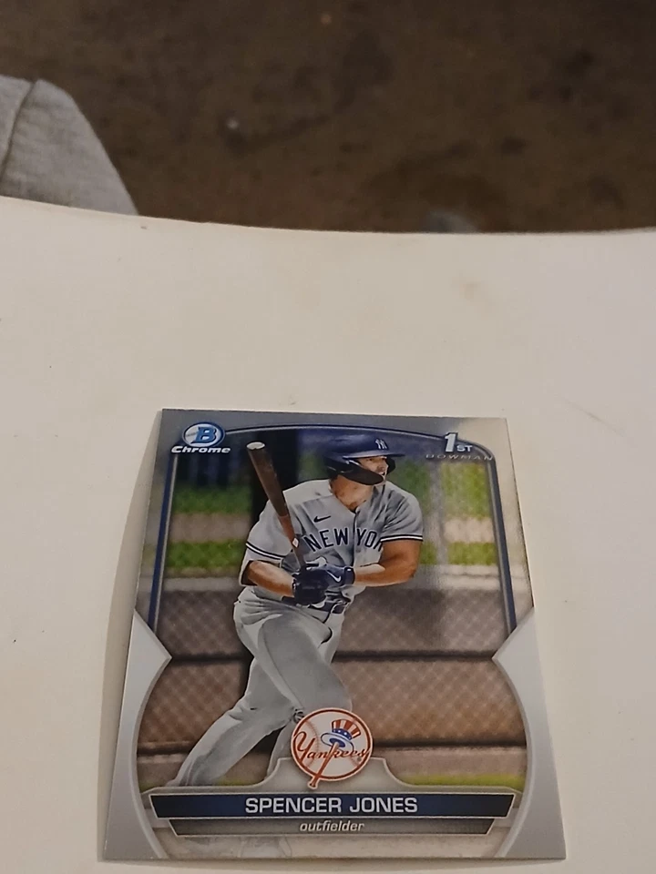 2023  BOWMAN CHROME 1ST  SPENCER JONES - Image 1 of 1