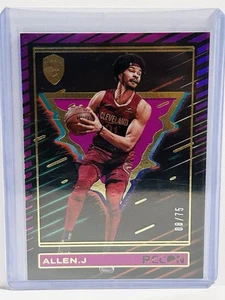 2023-24 Panini Recon Holo Purple /75 Jarrett Allen NBA Cleveland Cavaliers #154 - Bild 1 von 2