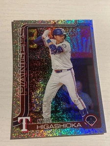 2025 Topps Update Sandglitter Exclusive Parallel Kyle Higashioka Rangers US207 - Picture 1 of 1