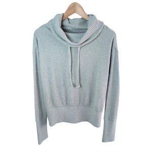 Anthropologie Saturday Sunday Aliana Waffle Knit Pullover Sweater Mint Green XS - Bild 1 von 8