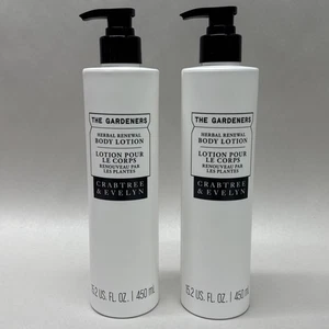 2xCrabtree & Evelyn Gardeners Body Lotion 15.2Oz Moisturizer Herbal Rosemary NEW - Picture 1 of 4