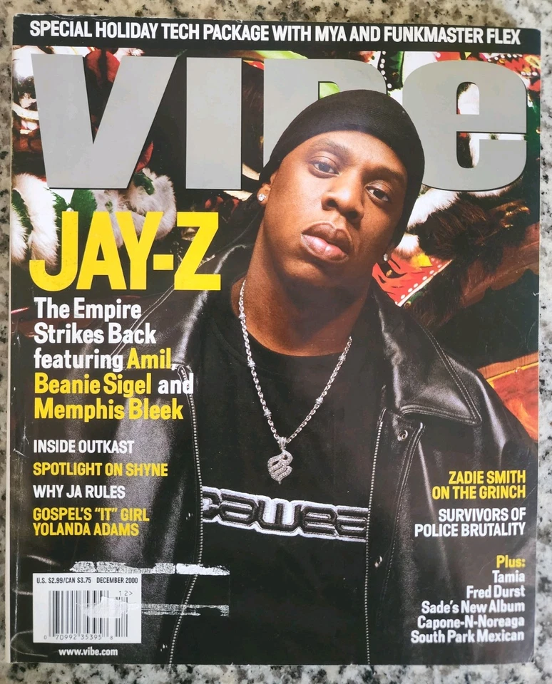 JAY-Z FRED DURST FUNKMASTER FLEX ZADIE SMITH YOLANDA ADAMS JA RULE Vibe magazine Foto 1 de 2