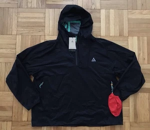 Size XL Mens Nike ACG Trail Snacks Storm-FIT ADV 1/4 Zip Jacket Black FQ3062-010 - Picture 1 of 8